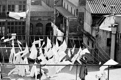 Colita. Monjas tendiendo la ropa. 1962