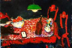 Litroa-frutero-y-telefono-sonando-89-x-116-cm-Acrilico-sobre-lienzo-2024